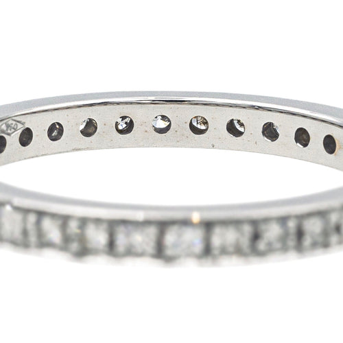 Bague 52 Bague Alliance Or blanc Diamant 58 Facettes 4152532RV