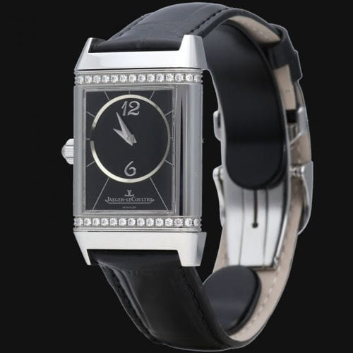 Montre Jaeger Lecoultre Montre Reverso Classic Medium Duetto 58 Facettes MT43595