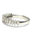 Bague 52 Demi-alliance or blanc et diamants 0,40 ct 58 Facettes 1330