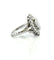 Marquise ancienne en or blanc 18 carats et diamants 58 Facettes
