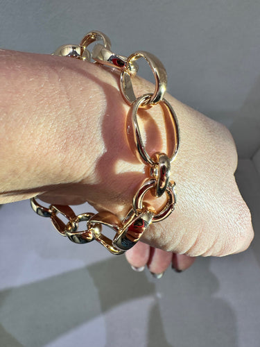 Bracelet BRACELET MAILLE POMELLATO OR ROSE 58 Facettes Réf 1-0002311/5