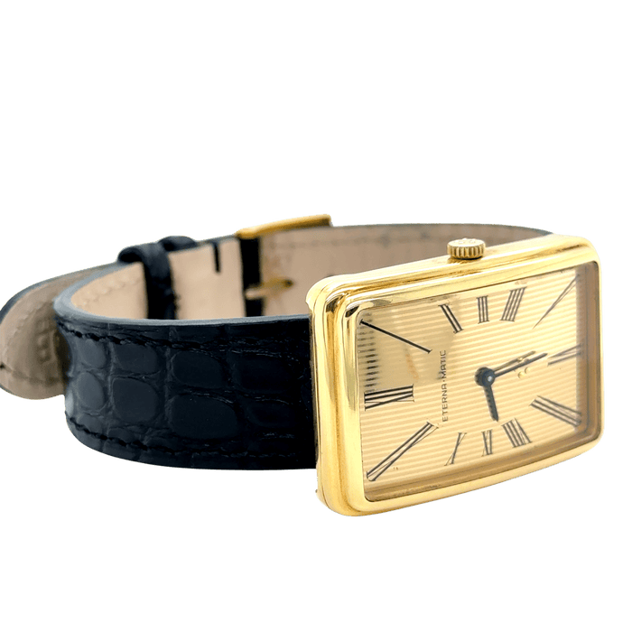 Montre Eterna Matic - Montre Or Jaune mixte 58 Facettes 1.0000327/1