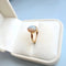 Bague 51 Bague ancienne or jaune et opale en cabochon 58 Facettes 1454