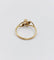 Bague 46.5 Bague toi et moi antique or perles et monture à enroulement 58 Facettes A06296