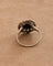 Bague 58 Bague Marguerite en platine saphir et diamants 58 Facettes