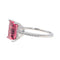 Bague 54 Bague Or blanc Tourmaline, Diamant 58 Facettes 4167005RV