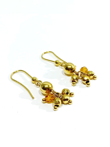 Boucles d'oreilles Paire de boucle d'oreilles en or et perles 58 Facettes