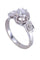 Bague 53 Solitaire art déco diamants 58 Facettes 088521