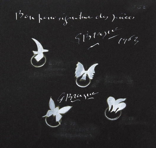 Bague 52 Bague « Léda » en or et rubis de Georges Braque, 1962 58 Facettes