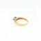 Bague 53 Bague or jaune, rubis, diamants 58 Facettes 30596
