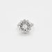 Bague 53 Bague marguerite vintage or blanc et diamants 58 Facettes 240 200