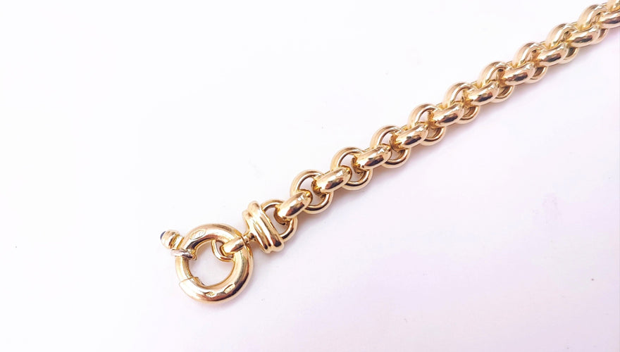 Bracelet Bracelet jaseron or jaune 18 carats 58 Facettes brac.jasron.1469