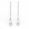 Boucles d'oreilles Boucles d'oreilles prasiolite or blanc et diamants 58 Facettes D364830FV