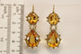 Boucles d'oreilles Boucles d'oreilles antiques en or et topaze 58 Facettes 7638