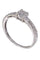 Bague 54 Bague solitaire or blanc diamants 58 Facettes 086101