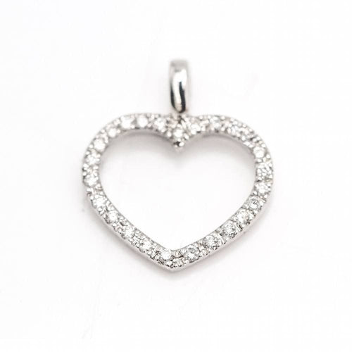 Pendentif Pendentif coeur en diamant 58 Facettes D363119CG