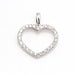 Pendentif Pendentif coeur en diamant 58 Facettes D363119CG