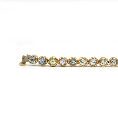 Bracelet Bracelet Rivière Or & Saphirs - C.BUCHERER 58 Facettes 250351R
