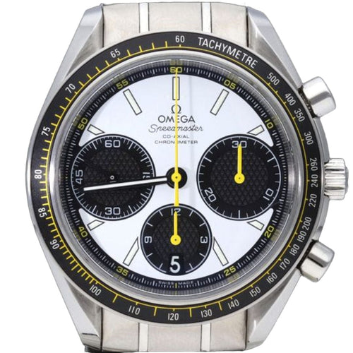 Montre Omega Montre Speedmaster Date Racing Chronographe Co-Axial 58 Facettes MT41852
