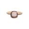 Bague 52 Bague Pomellato, "Baby" or rose, quartz rose et diamants bruns. 58 Facettes 34946