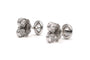 Boucles d'oreilles Clous d'oreilles Diamants Or Blanc 58 Facettes 22744