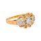 Bague 56 Bague Or rose, Or blanc Diamant 58 Facettes 4724002CN