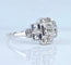 Bague 52 Bague or blanc et diamants, vers 1930 58 Facettes AB651