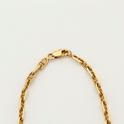 Collier Chaine or jaune maille marine 58 Facettes LP154/6