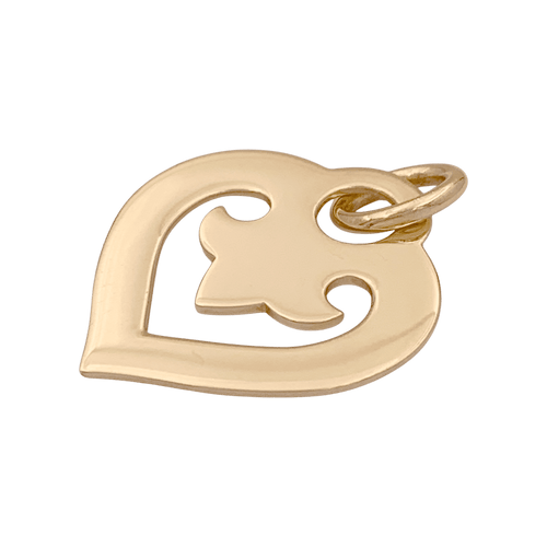 Pendentif Pendentif O.J.Perrin, "Coeur Légendes", or jaune. 58 Facettes 34646