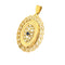 Pendentif Pendentif en or jaune et pierre bleue 58 Facettes 32068