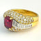 Bague 53 KUTCHINSKY bague or jaune rubis 2.08 carats 58 Facettes 248273