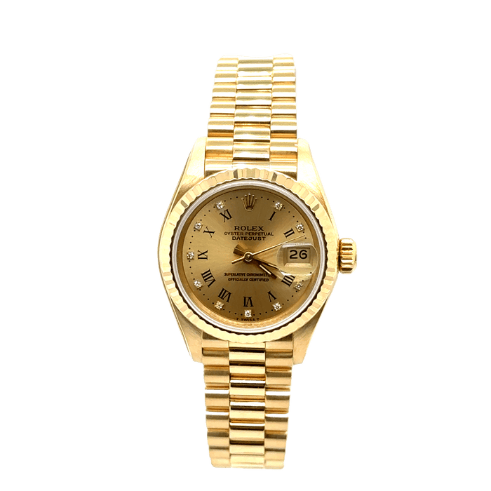 Rolex - Reloj de mujer con fecha justa - Oro amarillo