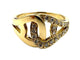 Bague 52 CARTIER. Bague vintage or jaune et diamants 58 Facettes
