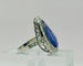 Bague Bague en platine avec diamants et tanzanite 58 Facettes 50281