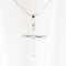 Collier Chaîne avec pendentif croix en or blanc avec diamants taille brillant 58 Facettes 159/24P