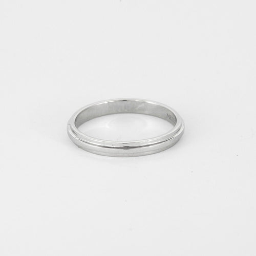 Bague 55 MELLERIO - Alliance préférence - platine 58 Facettes J1PT290-0055