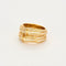 Bague 55 CARTIER - "bambou" bague or jaune et diamants 58 Facettes