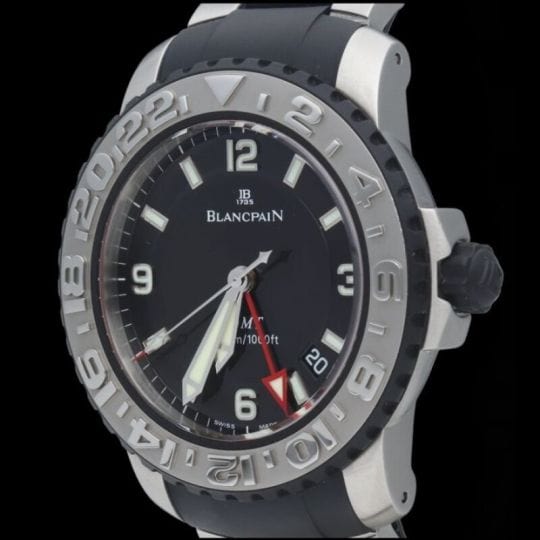 Montre Blancpain Montre Fifty Fathoms Gmt 58 Facettes MT39762