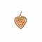 Pendentif Médaille cœur Etoile d'amour vintage en or jaune 58 Facettes 267