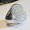 Bague 54.5 Bague or blanc diamants 2.15 cts 58 Facettes 7409 A