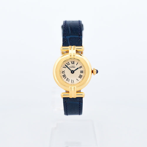 Montre Cartier Must Colisée - Ivory roman dial 58 Facettes