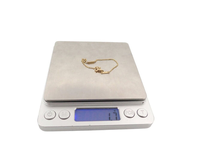 Bracelet bracelet CELINE line 460lq6gyd 15.5cm or jaune 18k diamants 0.06ct 58 Facettes 270278