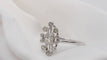 Bague 57 Bague Marquise ajourée Diamants 58 Facettes 30394
