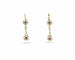 Boucles d'oreilles Boucles d'oreilles en or jaune serties de rubis et de diamants 58 Facettes 7312