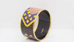 Bracelet Bracelet manchette en métal doré émaillé Hermès - Ref 30195 58 Facettes