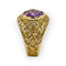 Bague 52 Bague or jaune améthyste 58 Facettes 149061005