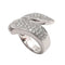 Bague 55 Bague en or blanc & diamants 58 Facettes
