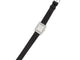Montre montre HERMES cape cod pm cc1.210a quartz 33 mm en acier et cuir noir 58 Facettes 270891