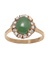 Bague 55 Bague marguerite Or jaune 18K Jade Diamant 58 Facettes BO220948/CHARMEDASIE