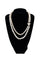 Collier Collier Choker double rang perles de culture fermoir argent 42 Cm 58 Facettes